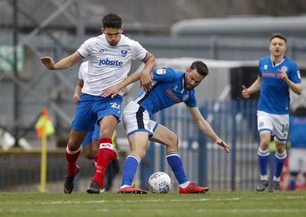 Pompey drew 3-3 in their League One match at Rochdale. Picture: Daniel Chesterton/phcimages.com