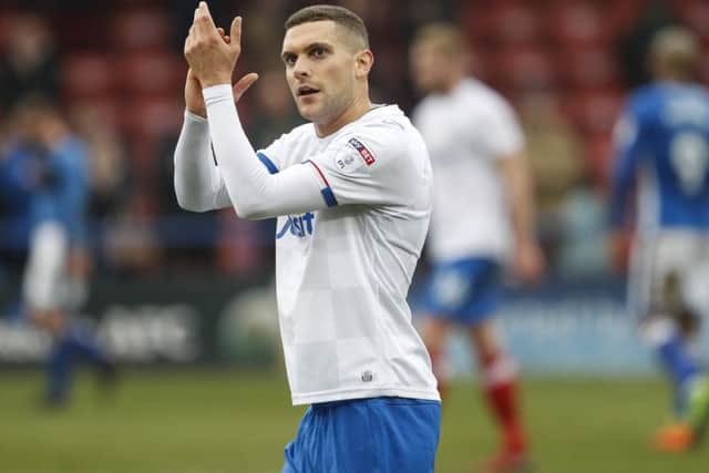 Stuart O'Keefe returned from injury at Rochdale. Picture: Daniel Chesterton/phcimages.com