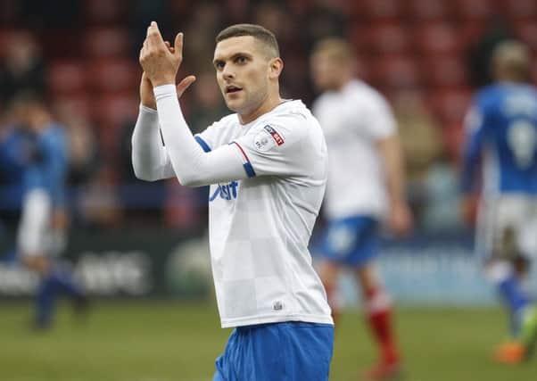 Stuart O'Keefe returned from injury at Rochdale. Picture: Daniel Chesterton/phcimages.com