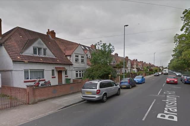 The street where the moped was torched last night PHOTO: Google