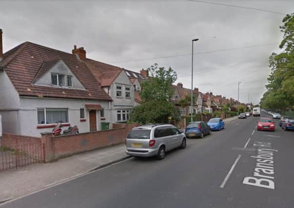 The street where the moped was torched last night    PHOTO: Google
