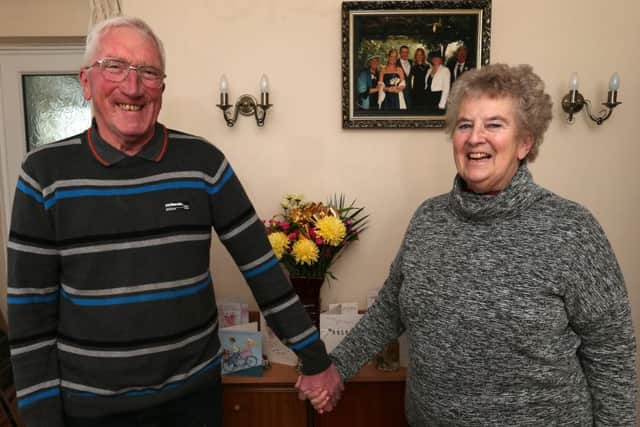 Jean and Michael Potter of Hayling Island, are celebrating their golden wedding anniversary.        Picture: Chris Moorhouse