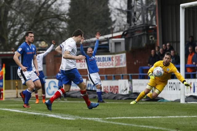 Alan Knight was impressed by Brett Pitman's first goal at Rochdale. Picture: Daniel Chesterton/phcimages.com