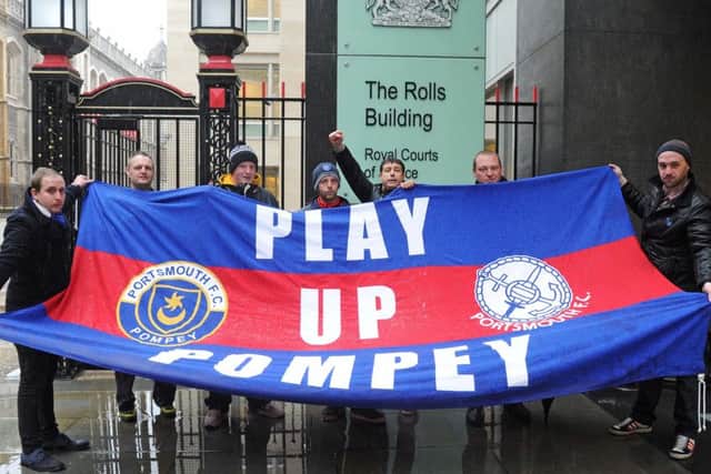 Members of the Trust show their support. Picture: Sarah Standing (124048-7516)