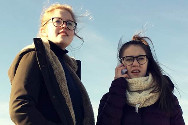 Possible future Interns, Isobel Webb-Pratt and Mathilda Webb-Pratt