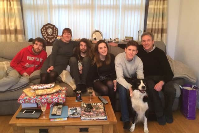 John Marenghi of Rowlands Castle with his wife Liz and children Ian, Alex, Danny and Nicola