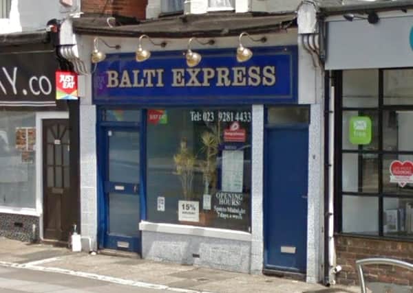 Balti Express, 153 Eastney Road Portsmouth

Picture: Google Streetview