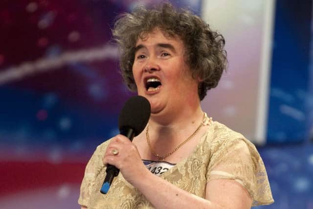 Susan Boyle on Britain's Got Talent in 2009