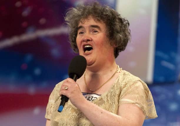 Susan Boyle on Britain's Got Talent in 2009