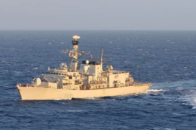 HMS ARGYLL, which will soon call Portsmouth home, is among the ships being deployed. 

Image by: US Coast Guard