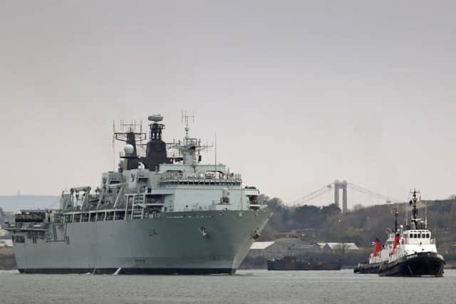 HMS Albion is the latest vessel being deployed to the region