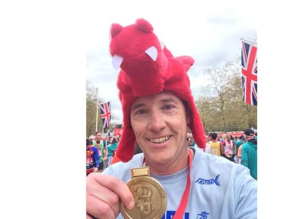 John Marenghi, who ran the London Marathon a year after finishing chemotherapy after bowel cancer