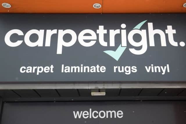 Up to 92 Carpetright stores could be closed around the UK. Picture: Danny Lawson/PA Wire