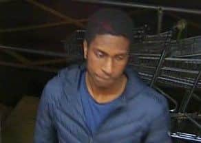 Police investigating gift card fraud have released this CCTV image