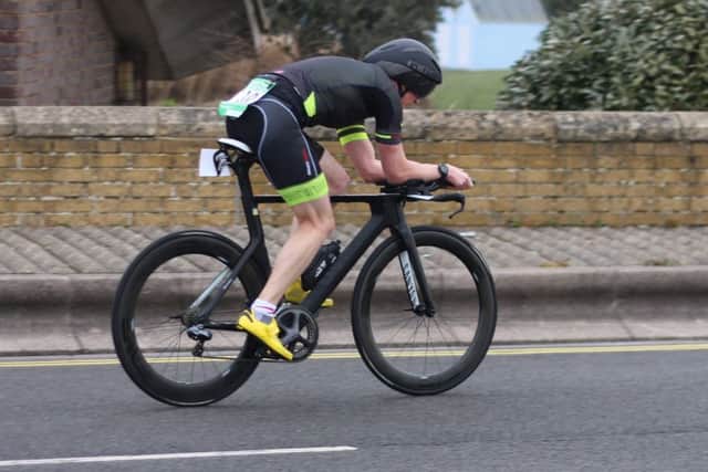 Rob Arkell is leading the Portsmouth Duathlon Series