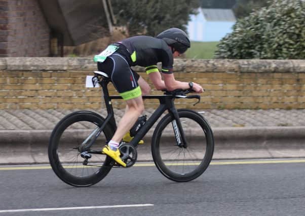 Rob Arkell is leading the Portsmouth Duathlon Series