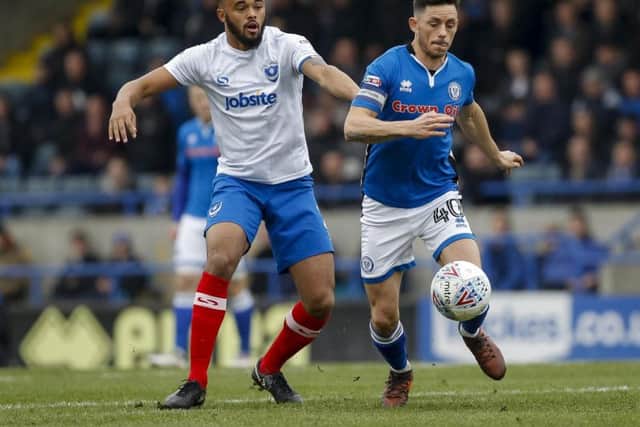 Anton Walkes picked up a hamstring injury at Rochdale. Picture: Daniel Chesterton