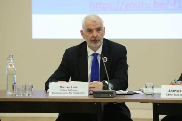 Michael Lane at the meeting today