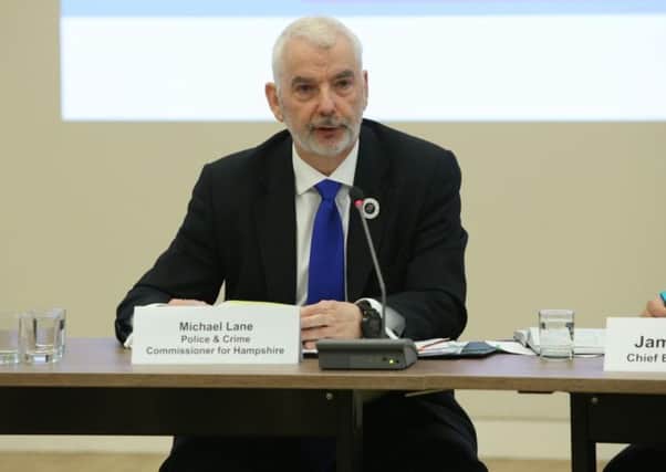 Michael Lane at the meeting today
