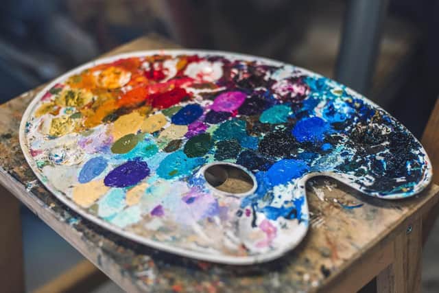 Making Space paint palette
