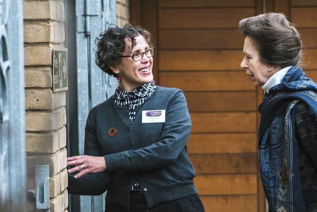 The Princess Royal visits Making Space in Leigh Park as part of it's 10th Anniversary Exhibition 'The Making of Tin'