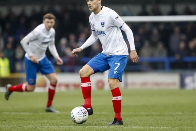 Stuart O'Keefe earns a recall to Pompey's side today.