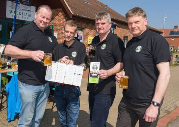 Wickham Charity Beer Festival organisers from the left are Dave Martin, Ash Wilson, Mike Betts and John Taylor

Picture: Duncan Shepherd (180338-013)