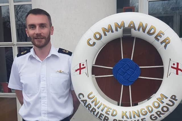 Leading Hand Gib Scott, UK Carrier Strike Group