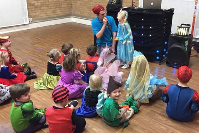 Hera Pharoah and her friends celebrating her fifth birthday with Jester Justin