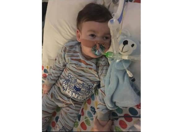 Alfie Evans, who is on a life support machine 

Submitted by Chris Hargrave March 30, 2018 PPP-180330-181423001