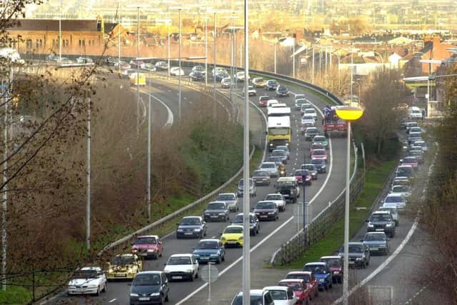 The M275 flyover at Rudmore and the Mile End Road. Picture: Michael Scaddan