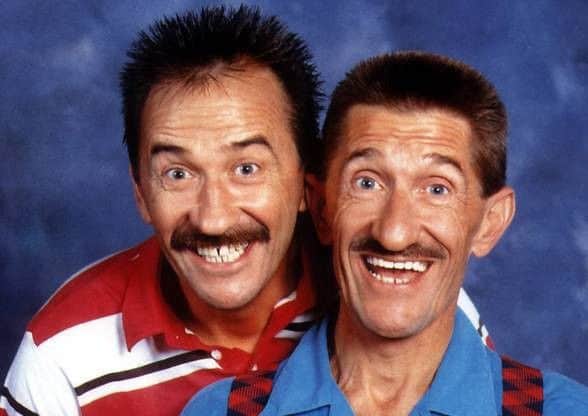 Paul, left, and Barry Chuckle