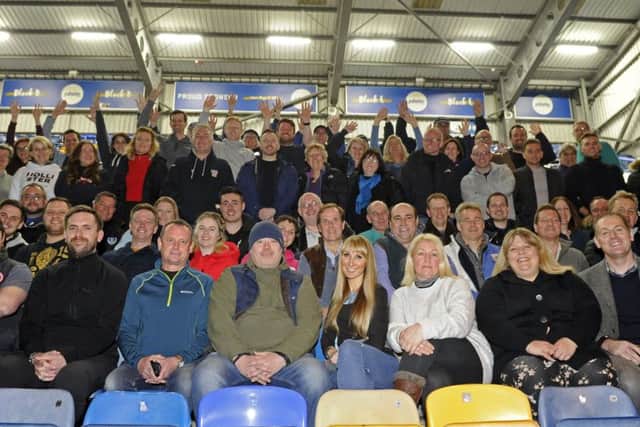 The CEO  Sleepout at Fratton Park Picture: Malcolm Wells (180416-6376)