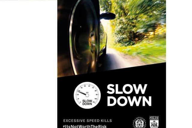 Hampshire police are clamping down on speeding as part of a campaign