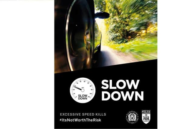Hampshire police are clamping down on speeding as part of a campaign