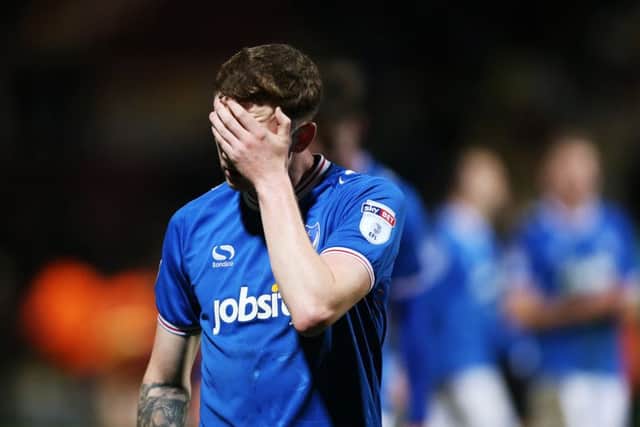 A dejected Dion Donohue. Picture: Joe Pepler