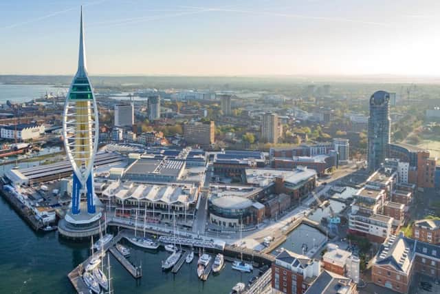 Portsmouth's Naval Base was on the list of targets