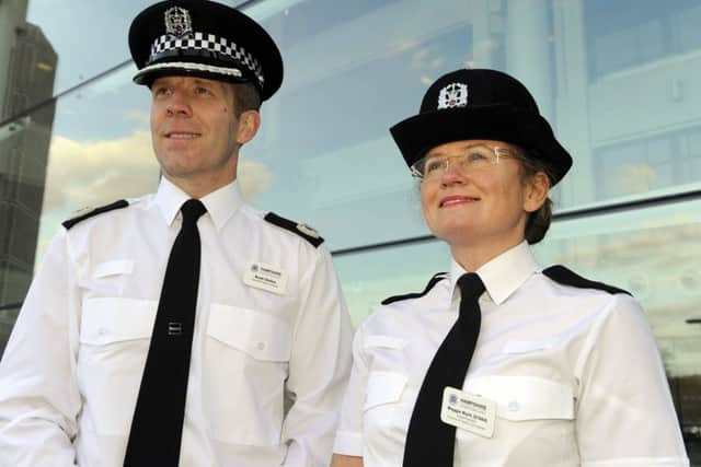 Assistant Chief Constable Scott Chilton and District Commander Superintendent Maggie Blyth. Picture: Malcolm Wells