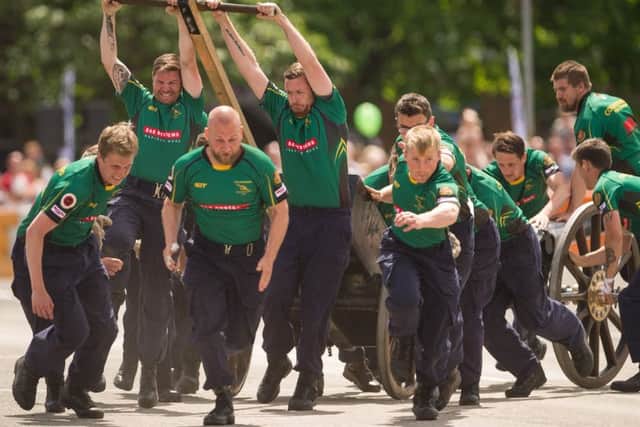 HMS Collingwood Open day and Field Gun Competition.
