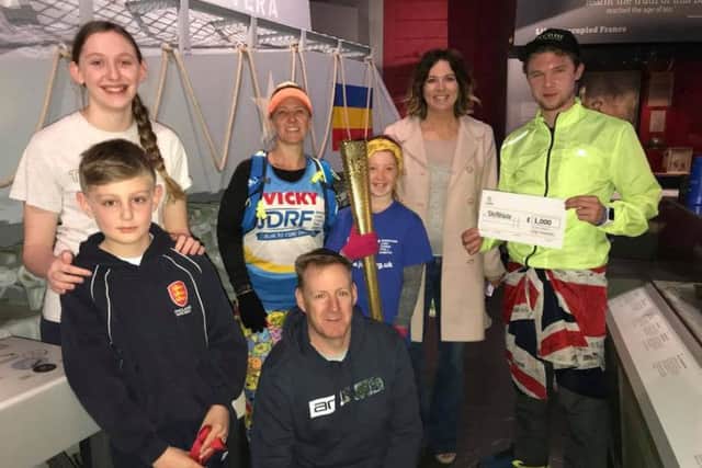 From left, Emma Bailey, Morgan Wheller, Victoria Wilson, Mark Wheller, Shyloe Wilson, Rachel Humphrey and Gavin Griffiths