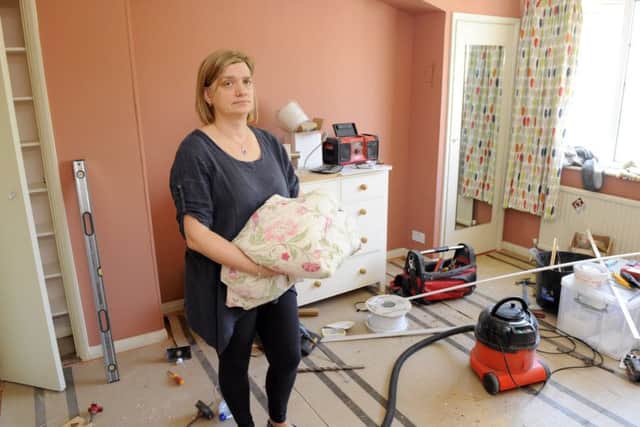 Helen Burch at her Southsea home, but still waiting for a bed Picture: Malcolm Wells