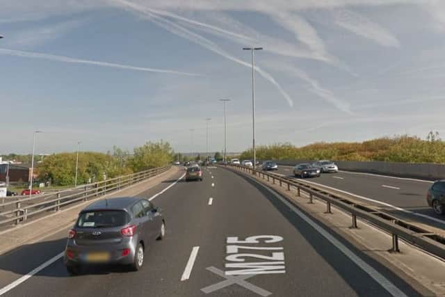 The M275 northbound. Credit: Google Maps