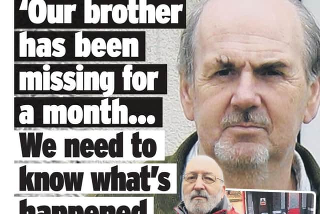 The News on February 14, with Scot Mackenzie and his brother Rory below