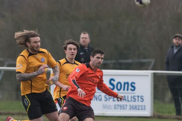 Steve Ramsey scored for AFC Portchester in their defeat at Amesbury Town. Picture: Keith Woodland