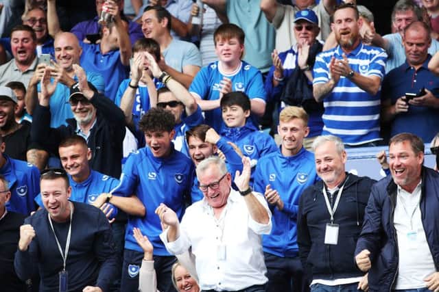 The Fratton faithful