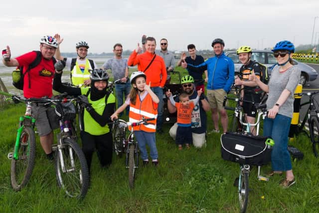 Portsmouth Cycle Forum members
Picture: Duncan Shepherd (180344-002)