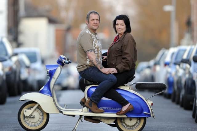 Sean Restall and his fiance Emily Woolger. Picture by Malcolm Wells (180418-1457)