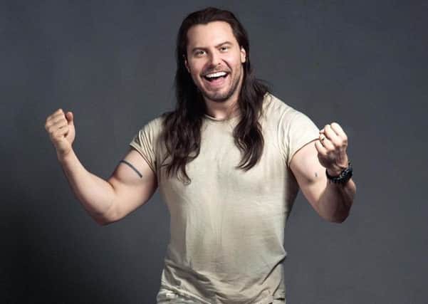 Andrew WK celebrates another good review.