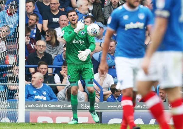 Pompey suffered defeat to Charlton. Picture: Joe Pepler