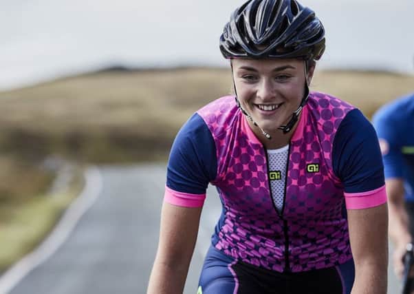 Victoria Lovett on a photo shoot with Portsmouth-based online tri-sport retailer Wiggle, who have shown a commitment to using and supporting real riders in their campaigns. Picture: Wiggle